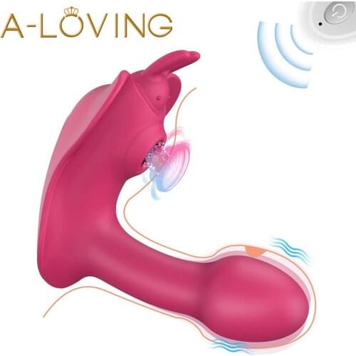 10 Modes Rabbit Wearable Sucking Vibrator Powerful Sucker Oral Sex Clitoris G Spot Double Stimulation Orgasm Sex Toys for Women