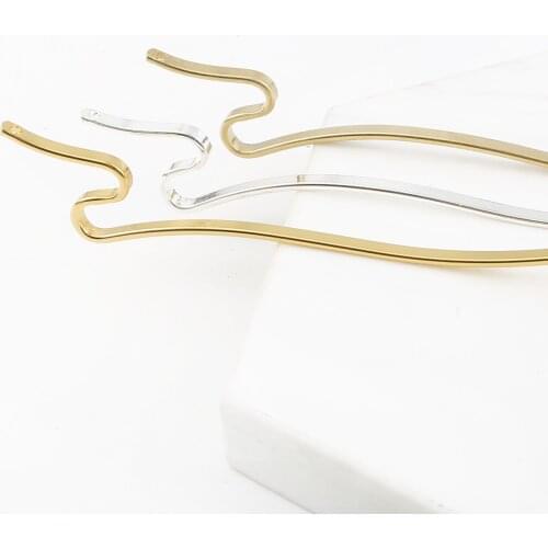1pcs Fashion Vintage Alloy Gold/Copper/Silver Color Hair Sticks For DIY Handmade Headwear Jewelry Findings Making Accessories