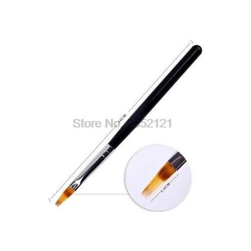 By dhl or ems 100pcs Painting Pen Drawing Brush UV Gel Polish Gradient Wooden Handle Manicure Nail Art Tool