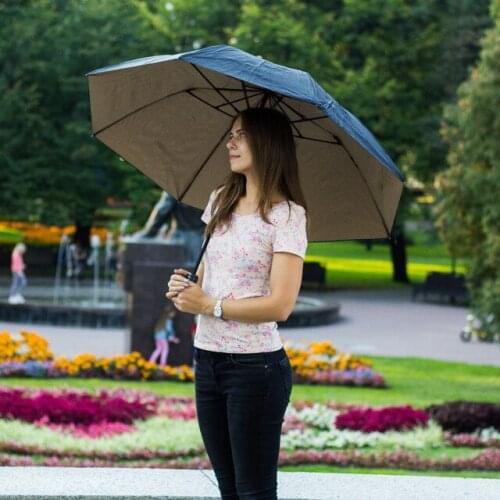 115cm diameter(2pcs/lot,colour option) visible double layers double bridge fiberglass middle two fold auto open hook umbrellas