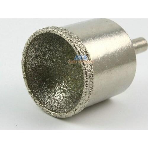 2 Pcs 28mm Diamond Mounted Point Spherical Concave Head Grinding Bit Grit 80