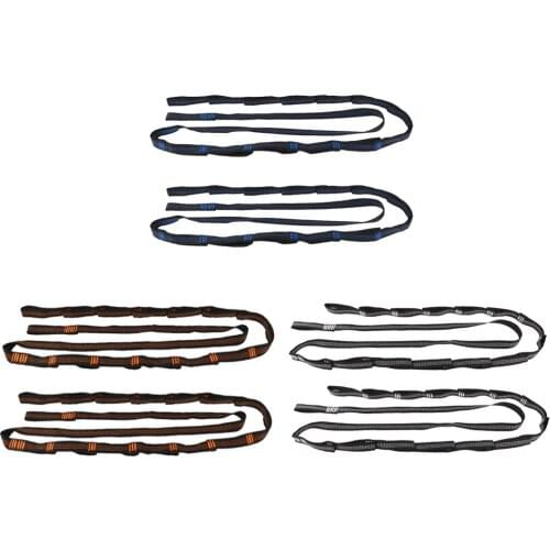 2 Pieces Hammock ing Tree Adjustable Straps Wear Resistant