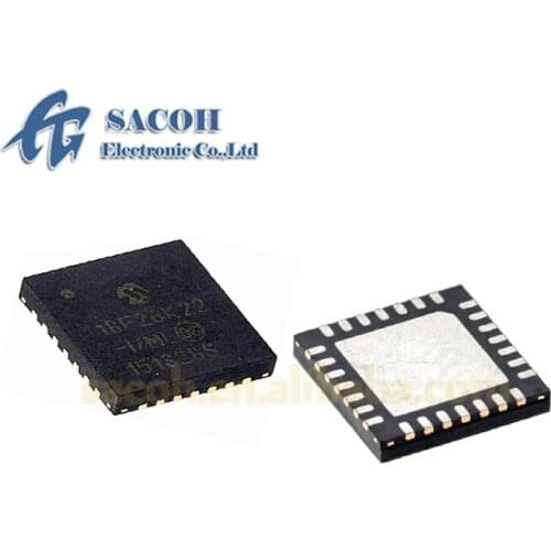 2PCS/lot New OriginaI PIC18F26K22-I/ML 18F26K22-I/ML or PIC18F26K22-E/ML PIC18F26K22 QFN-28 High-Performance Microcontrollers