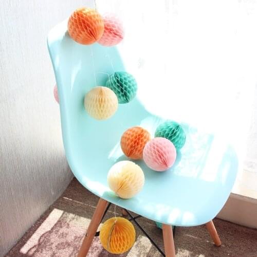 4" 10cm Tissue Paper Flower Honeycomb Ball Baby Shower Birthday Party Wedding Christmas Holiday Decoration Paper Lantern Lampion