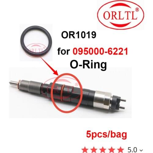5PC /bag O ring OR1019 silicone sealing ring Hot Sale for DENSO injector housing 095000-6221 095000-6221