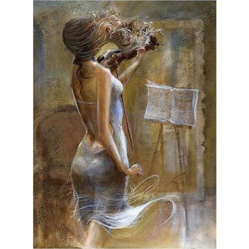 5D DIY Diamond Embroidery Character Handmade Women Diamond Painting Needlework Mosaic Cross Stitch Bedroom Decoration FH684