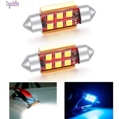 2Pcs/Lot C5W C10W Canbus No Error 3030SMD Car Bulb Festoon Interior Reading License Plate Lights 31mm 36mm 39mm 41mm Trunk Lamp