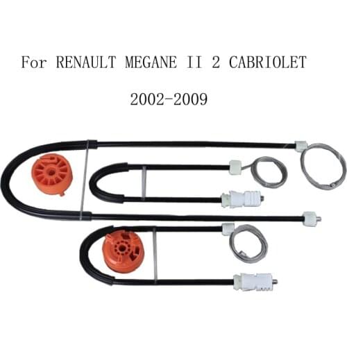 RENAULT MEGANE II 2 CABRIOLET 2002-2009 Power Electric Car Window Regulator Window Lifter Repair Kit Set Front Right