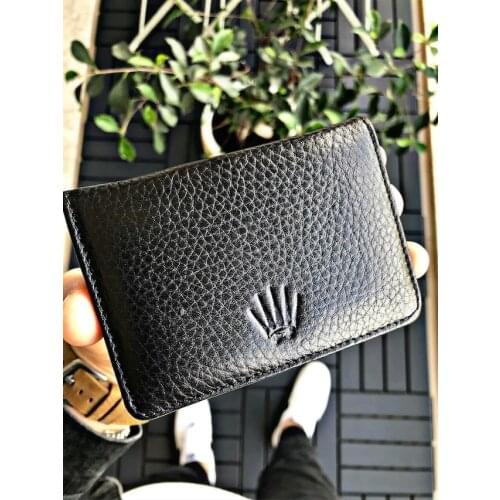 BERLIN BLACK GENUINE LEATHER MINI WALLET 422594914