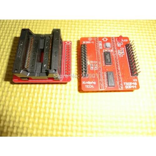 Free Shipping SOP44 IC Adapter For MiniPro TL866 Universal Programmer SOP44 TO DIP40 Sockets for TL866A TL866CS TL866II PLUS