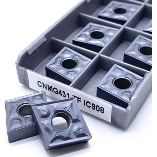 CNMG120404 CNMG120408 TF IC907 IC908 High Quality Lathe Cutter Grooving Blade Carbide CNMG 120404 120408 Turning Tool