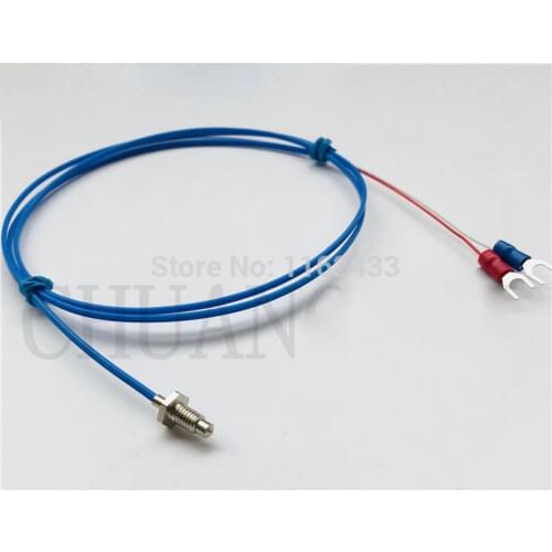 FTARB04 K J type M5 bolt head 2m plastic cable 3D printer thermocouple screw temperature sensor