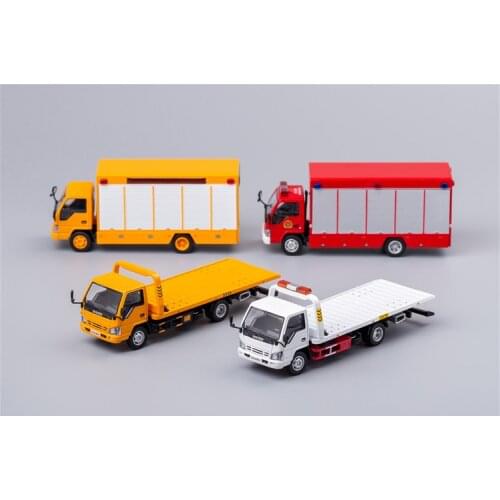 GCD 1:64 N-Series REWARD Isuzu 4k truck Obstacle clearing vehicle Fire Vehicle Collectible Metal Diecast Car