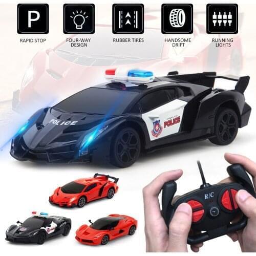 Remote Control Car 1:24 Scale Racing Car High Speed Electric Race Stunt Toy for Kids Boys under 14-year-old