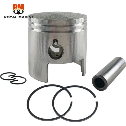 350-00001 Piston and Piston Ring Set (Std) For Nissan Tohatsu 2 stroke 18HP M18E with Clip and Pin 350-00001-1