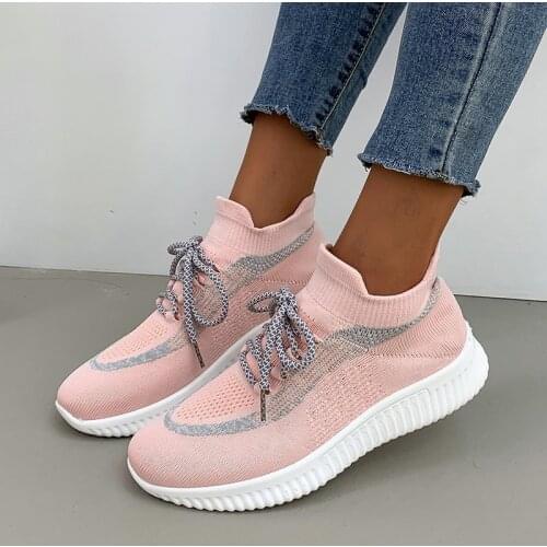 Women Sneakers Woman Running Shoes Female Vulcanized Shoes Womens Casual Flats Shoes Lightweight Summer Walking Shoes Ladies