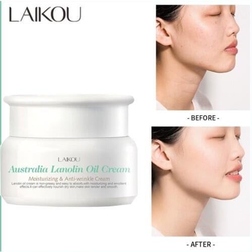 LAIKOU Australian Lanolin Oil Anti-aging Anti-whrink Moisturising Day Cream Vitamin E Face Cream Facial Skin Care 35g TSLM1