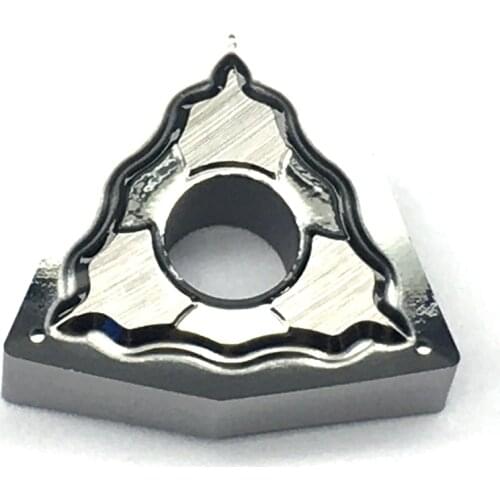 10PCS WNMG080404 HA H01aluminum alloy blade stainless steel outer round aluminum tool lathe tool CNC machine tools cutting tool