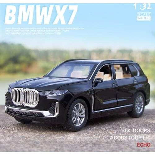 1:32 SUV X7 Simulation Alloy Toy Cars Diecast Pull Back SUV Car Model Children Toys Off-road Vehicles Decorations Christmas Gift