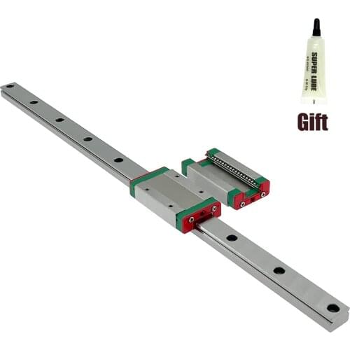 MGN15 CNC 15mm miniature linear rail guide MGN15C L100 - 600 mm MGN15H linear block carriage or MGN15H narrow carriage