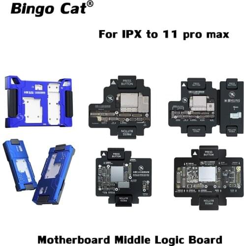 MiJing C20 C16 C18 C17 for iPhone 12 pro X XS 11 11Pro Max Motherboard Middle Logic board Lower Layered Layer Tester Platform