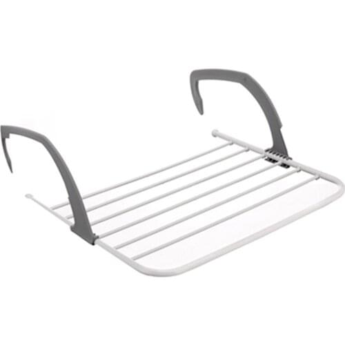 Multifunctional Foldable Drying Rack Household Indoor Outdoor Balcony Adjustable Shelf Clothes Towel Shoe Hanger TN88