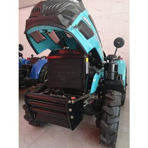 Mini New Farm Orchard Greenhouse Equipment Used 4WD 50HP Agriculture Machinery Garden Hydraulic Tractor