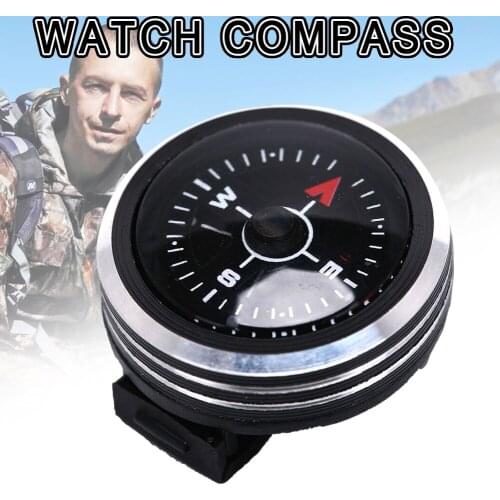 Newly Wristband Compasses Portable Detachable Watch Band Navigation Wrist for Camping Outdoor