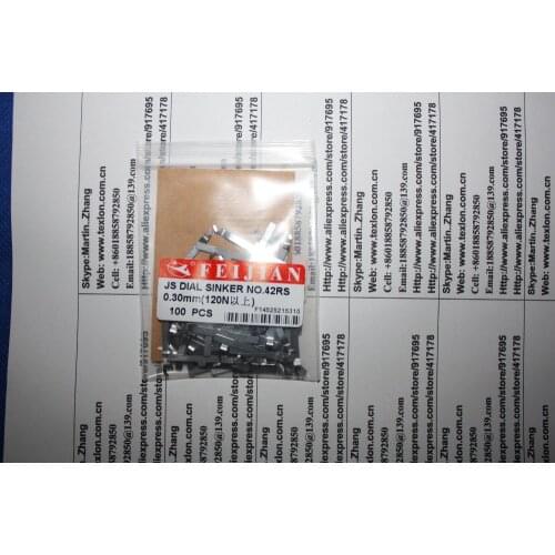 Single Cylinder Socks Machine Use Dial Sinker 0.3mm NO.42 LL / NO.42 RL / NO.42 LS / NO.42 RS