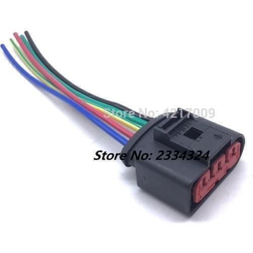 Mass Air Flow MAF Meter Sensor Plug Pigtail Connector For Audi A4 VW Beetle Golf Jetta Passat 0280218063 0986280217 06A906461L