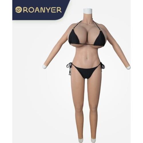 Roanyer Whole Bodysuit May Suit With Arms And Feet Realistic Silicone Whole Bodysuit crossdress Drag Queen transgender