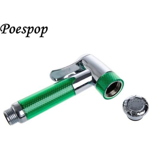 POSEPOP Blue Red Green Bidet Bathroom Toilet Handheld Bidet Sprayer Shower Head Shattaf Head For Bathroom Toilet Shower Sprayer