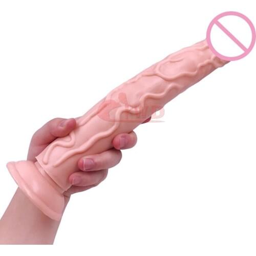 13.7 inch Super Huge Dildo Realistic Penis with Suction Cup Sex Toys for Woman Sex Item Big Dick Penis Dildo