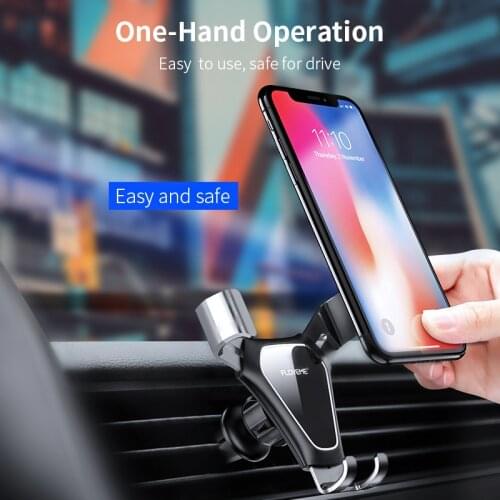 FLOVEME Universal Gravity Car Phone Holder Air Vent Mount Holders In Car Mobile Phone Stand Auto Support Cellular Phone For Car