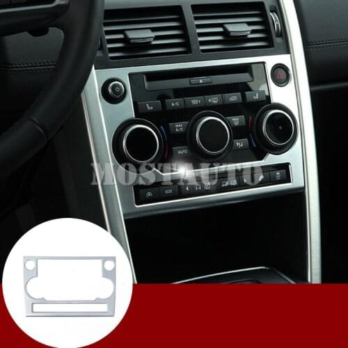 For Land Rover Discovery Sport Inner Console CD Panel Cover Trim 2015-2018 1pcs Car Accessories Interior Car Decor Car Trim