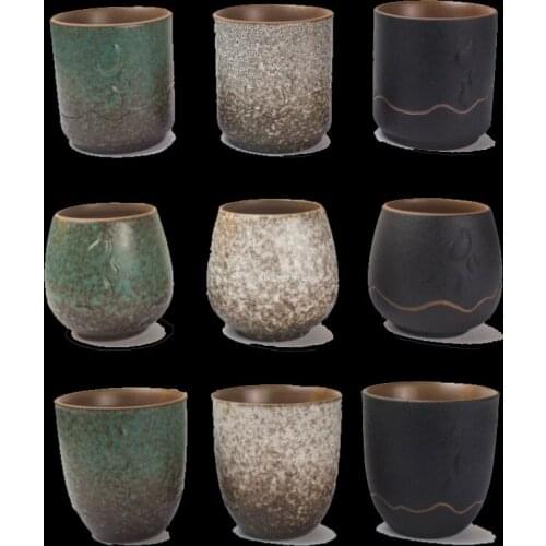 Japanese Coarse pottery Mug Retro Ceramic kiln mugs Porcelain Master Cup office coffee Water Teacup eco teaware Drinkware Gifts