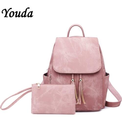 Youda Women's Leather Backpacks