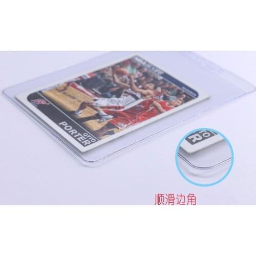 Factory Price Brand New Card Saver Single Semi Rigid Holder Psa Bgs For Grading Hot-selling semi-rigid Card Save