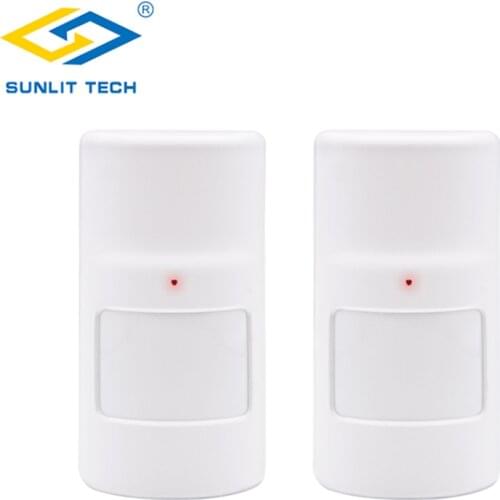 1pc/2pcs/6pcs Wireless PIR Motion Sensor Infrared Alarm Detector Outdoor Motion Sensor For Home Burglar Alarm System Security