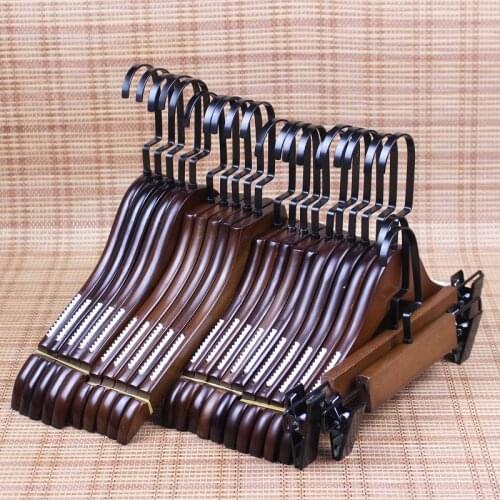 10pcs/lot Baby/Adult Wooden Hangers For Clothes Rack Hotel Clothes Store Vintage Wood Hanger (50pcs Can LOGO)