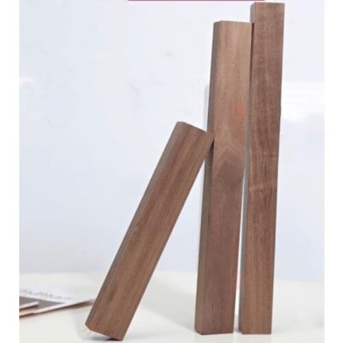 5pcs Width:15mm Thickness:15mm Length:300mm DIY Solid Wood Craft Black Walnut Stick