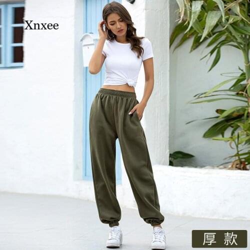 High Waisted Sweatpants Women Baggy Gray Women Sports Trousers Joggers Wide Leg Oversized Streetwear Loose Long Pants Clothing