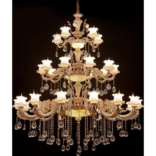 Ceiling Chandelier for Living Room Large Crystal Chandeliers for The Hall Lamp Dining Room Lights Chandeliers for Stairs Lamps
