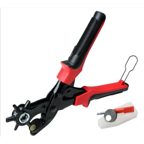 Leathercraft Punching for Leather Hole Punch for Belts Stitching Plier Perforator Watchband Eyelet Piercer Leather Craft Tools