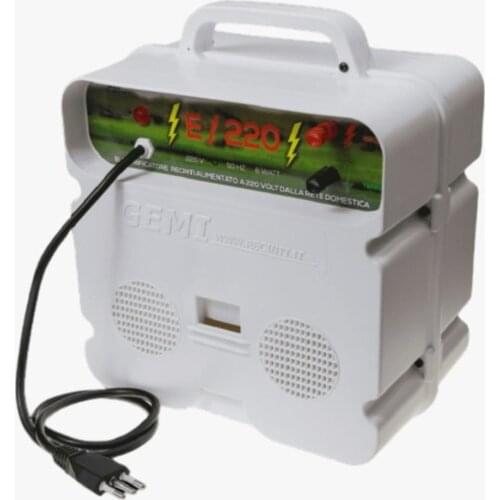 Electric Fence Energiser 220V For Electric Fences and/220 For Animals Wild Boar Dogs Cows Horses Pigs Hens 5 Km Gemi Electronic