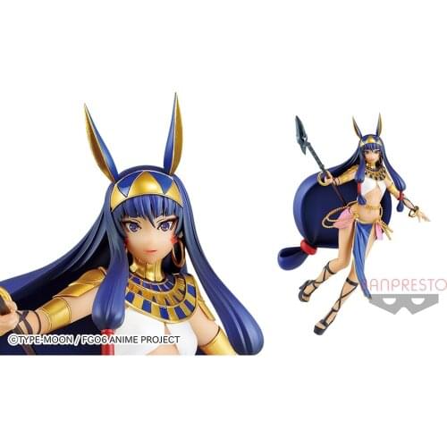 Tronzo Original Banpresto Fate / Grand Order-Sacred Round Table Area Camelot Caster Nitocris PVC Action Figure Model Toys