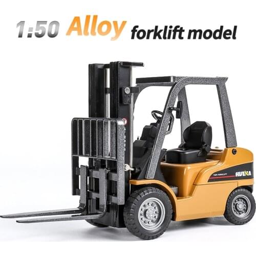 Engineering Vehicle Model Alloy Diecast Excavator 1:50 Engineering Construction Model Bulldozer Metal Truck Boys Gift Toy Cars