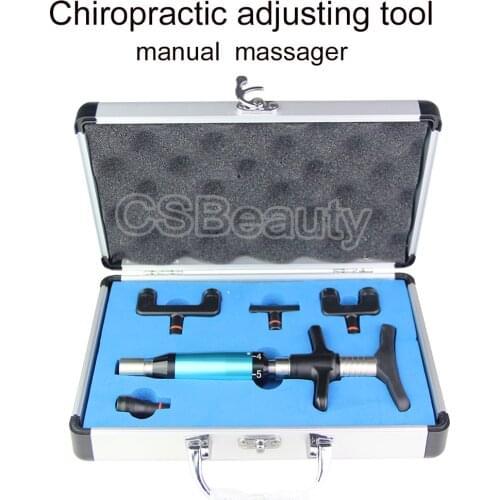 Massage Gun Chiropractic Corrector Adjusting Therapy Spine Correction Massager Health Care Massager Set Massage
