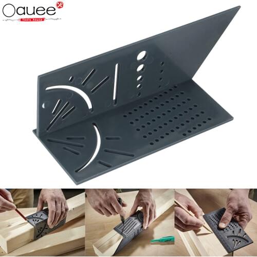Wood Working Ruler 3D Mitre Angle Measuring Gauge Square Size Measure Tool Pen Gauge Measuring Gauging Carpenter