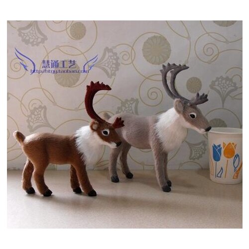 Moose model moose moose set pieces of sample deer table window decoration toys Christmas gift moose